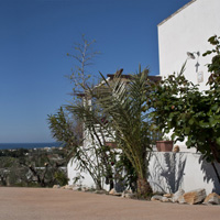 Panorama von der Auffahrt zum Haus